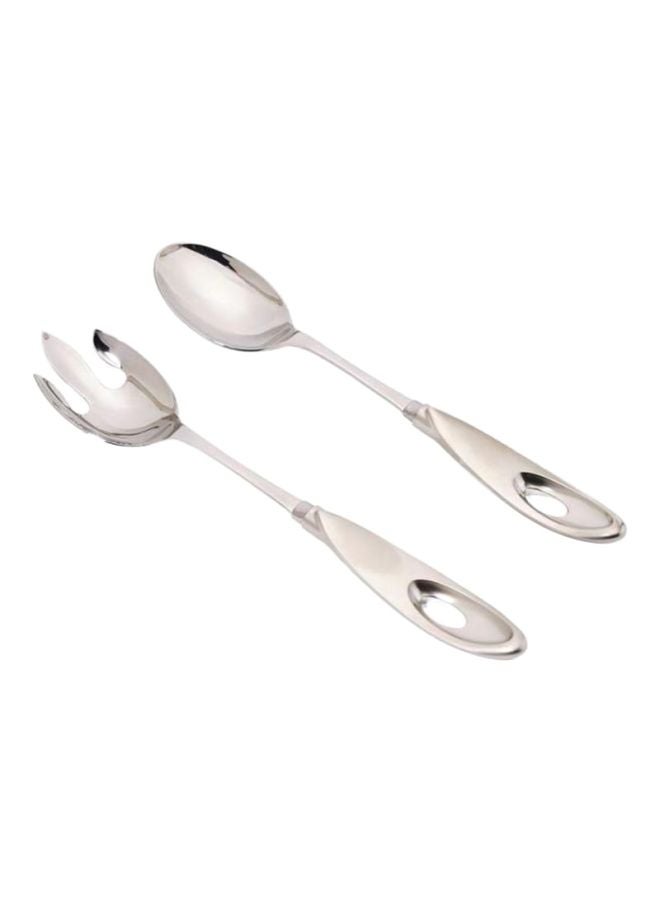 REGENT - 2-Piece Salad Server Set Silver - Image 1