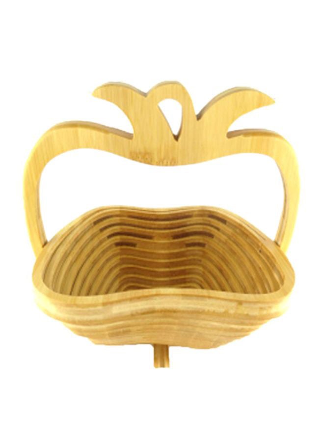 Sharpdo Creative Pineapple Shape Fruit Basket Brown 27x30cm 