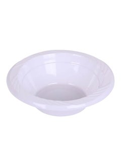 25-Piece Disposable Plastic Bowls White - v1615640374/N13077569A_2