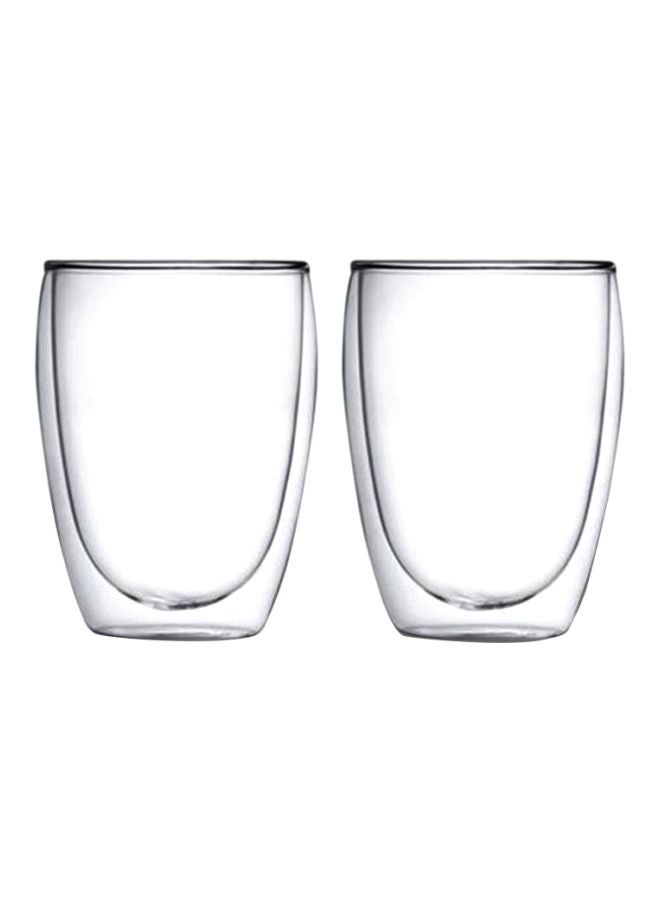 bodum 2-Piece Pavina Double Wall Glass Clear 2x0.36Liters - Image 1