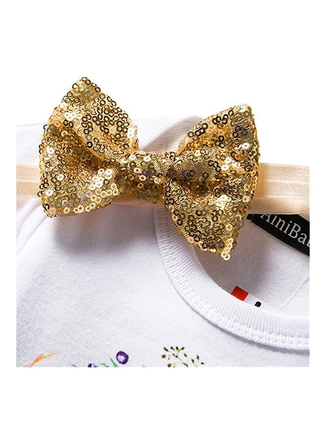 XiuWoo 2-Piece Princess Costume with Headband 80cm - Image 3