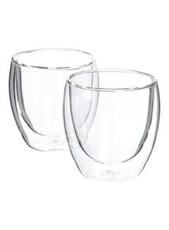 bodum 2-Piece Pavina Double Walled Glass Set Clear  - Image 1
