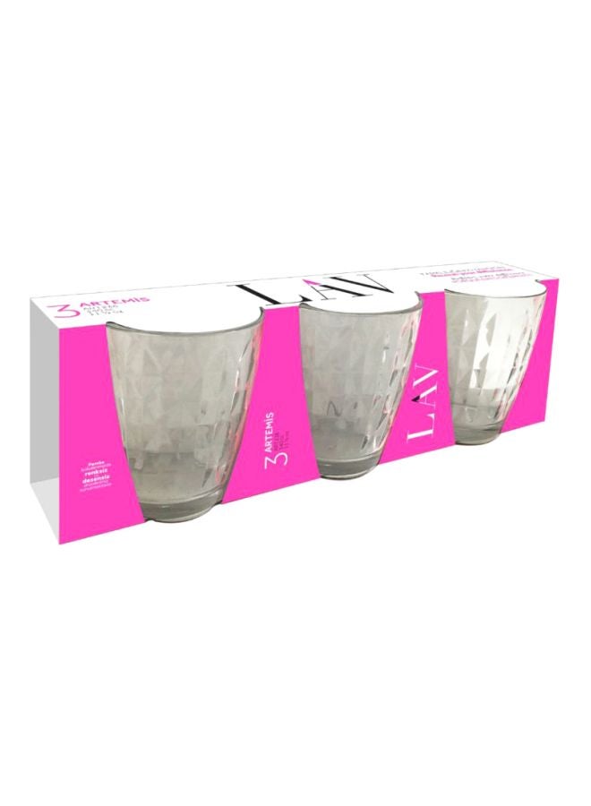 LAV 3-Piece Artemis Tumbler Set Clear - Image 3