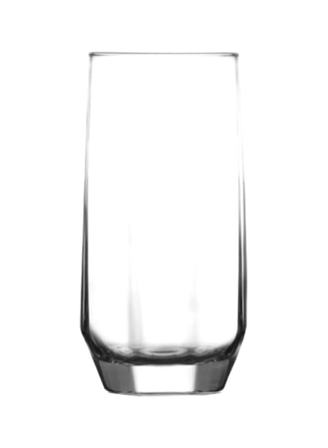 LAV 6-Piece Diamond Soft Drink Glass Set Clear  - Image 2