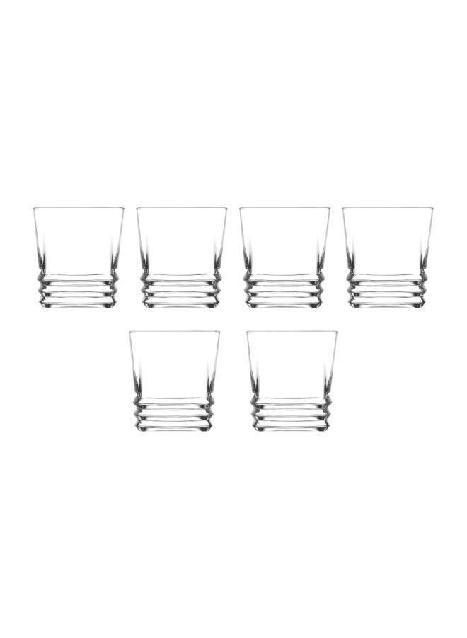 LAV 6-Piece Elegan Glass Set Clear - Image 1