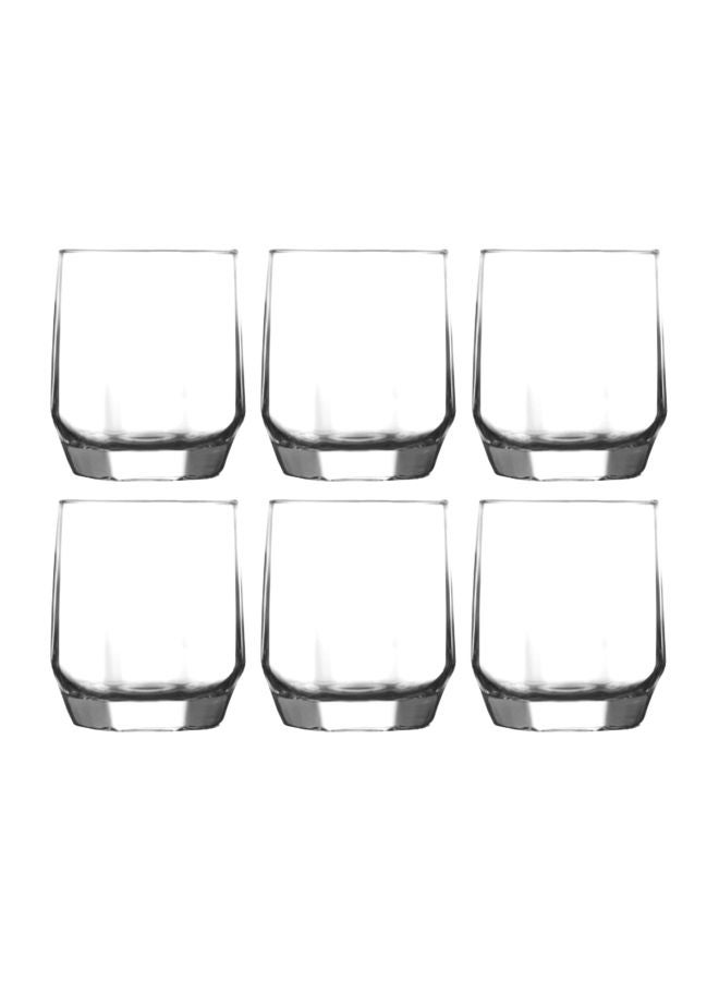 LAV - 6-Piece Diamond Glass Set Clear - Image 1