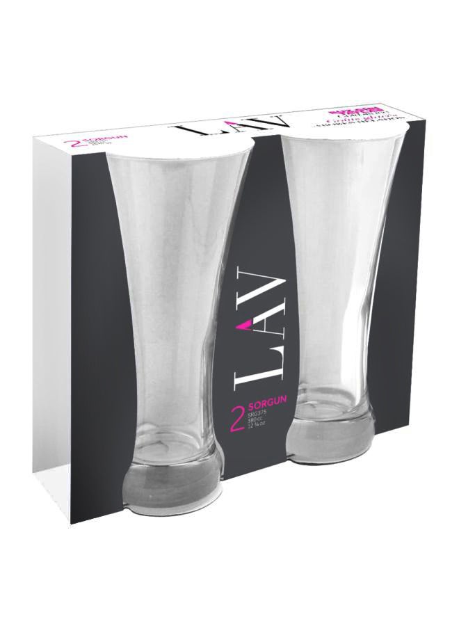 LAV 2-Piece Sorgun Glass Set Clear - Image 3