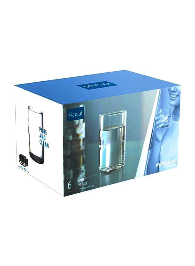 Ocean 6-Piece Unity Hi Ball Glass Set Clear - Image 4