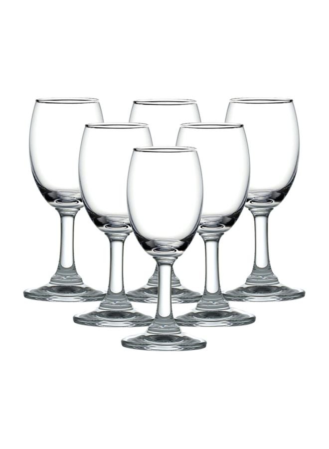 Ocean 6-Piece Classic Beverage Glass Set Clear 60ml