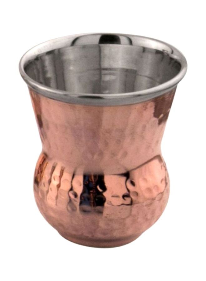 RAJ Dholak Design Glass Copper 9x10.5cm 