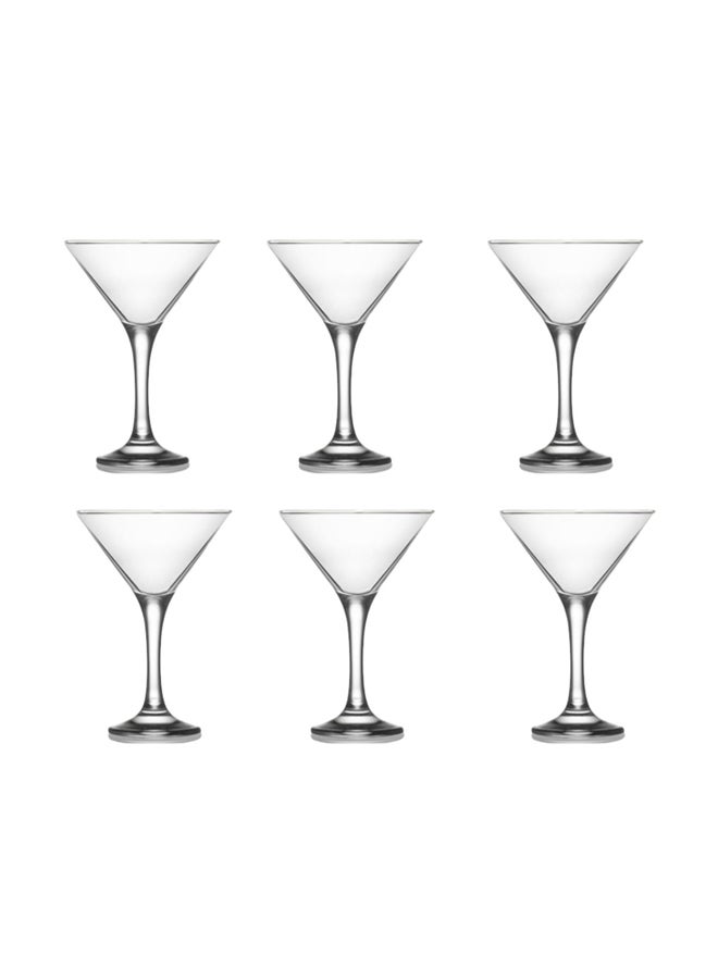 LAV 6-Piece Misket Glass Set Clear 148mm  - Image 1