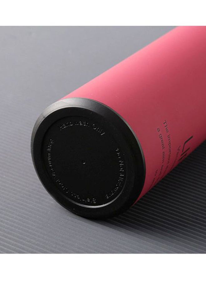 بيوينتي زجاجة ماء وترمس مناسب للمكتب وردي/أسود - Image 2