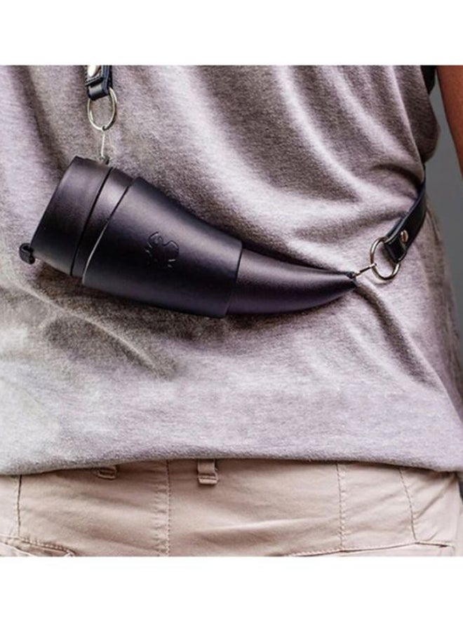 بيوينتي زجاجة مياه معزولة أسود 8.5x19.7سم - Image 2