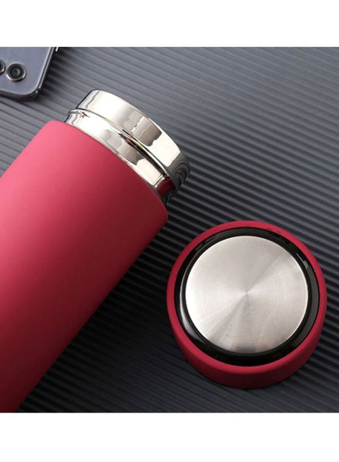 بيوينتي زجاجة ماء وترمس مناسب للمكتب وردي/أسود - Image 4