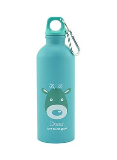 Beauenty Cartoon Animal Water Bottle Blue/White 
