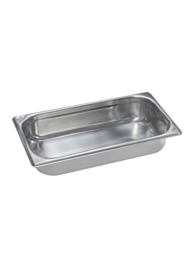 RAJ Stainless Steel Gastronorm Pan Silver 32.5x17.6x6.5cm  - Image 1