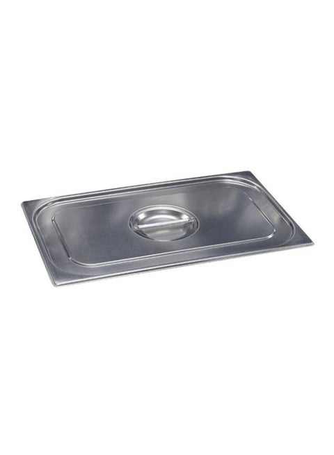Stainless Steel Gastronorm Pan Cover Silver 53x32.5cm