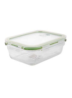 Royalford 2Pcs Airtight Container Heat Resistant Borosilicate Glass 2X600Ml 169X124X54Mm Multicolor Assorted  - Image 3