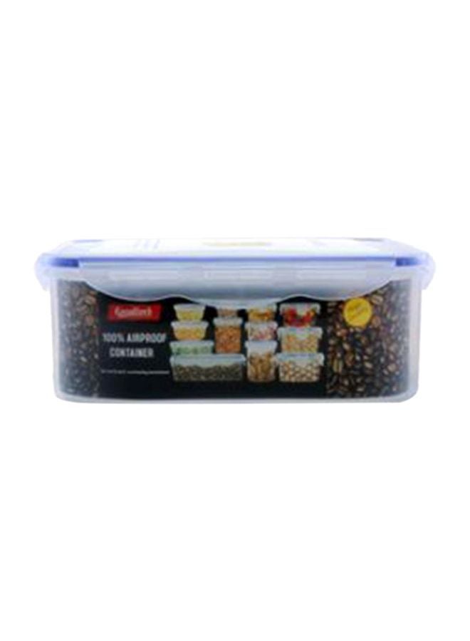 Royalford - Airproof Container With Lid White With Blue Lid 2.6Liters - Image 1