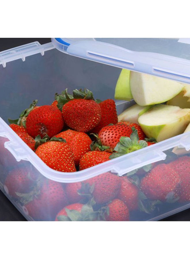 Royalford - Airproof Container With Lid White With Blue Lid 2.6Liters - Image 1