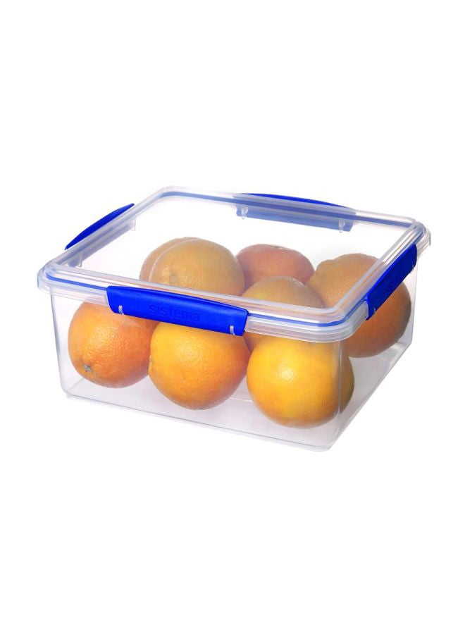 sistema - Rectangle Klip It Container Clear/Blue 27x24x12.5cm - Image 1