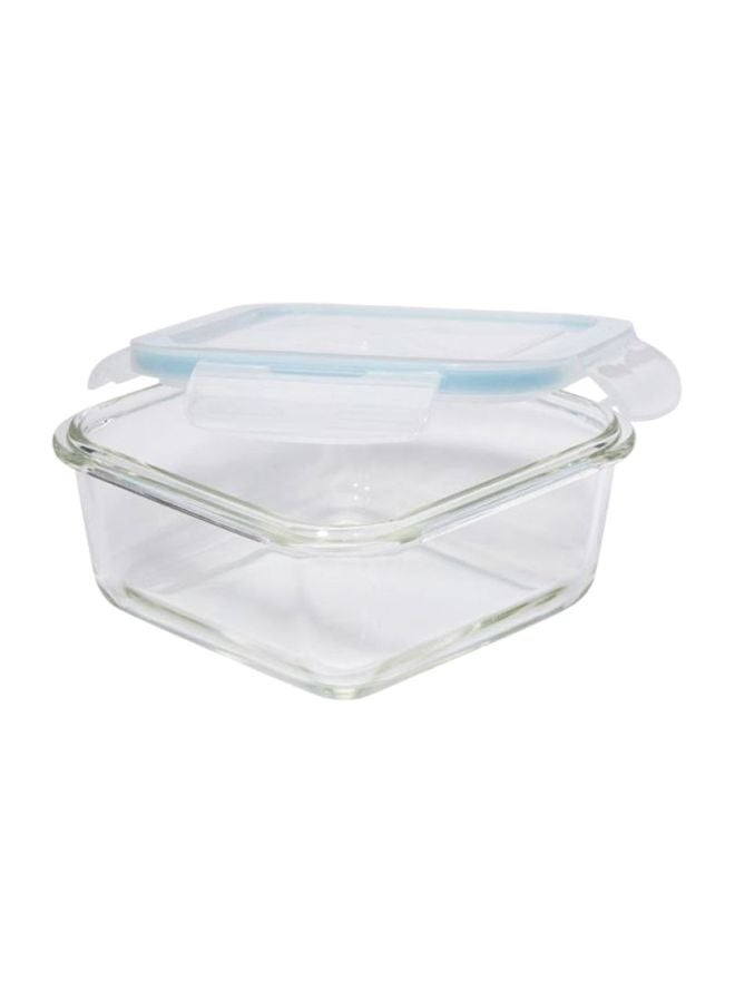 TALIONA Boro Pro Square Food Storage Container With Lid Blue/Clear 690ml - Image 2