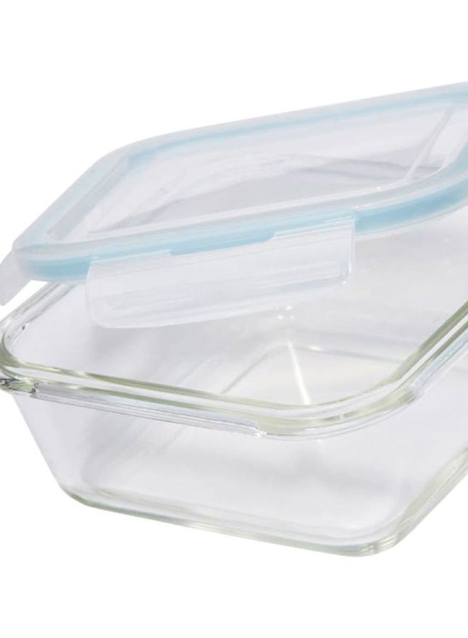 TALIONA Boro Pro Square Food Storage Container With Lid Blue/Clear 690ml - Image 3