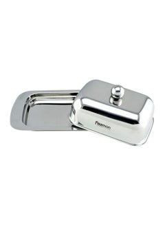 Fissman Stainless Steel Butter Dish Silver 18x12x7cm  - Image 1