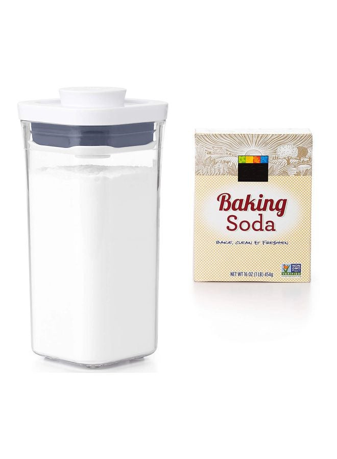 OXO GG POP 2.0 Mini Square Short Clear 8x8x16cm  - Image 3
