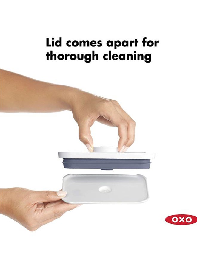 OXO GG POP 2.0 Mini Square Short Clear 8x8x16cm  - Image 5
