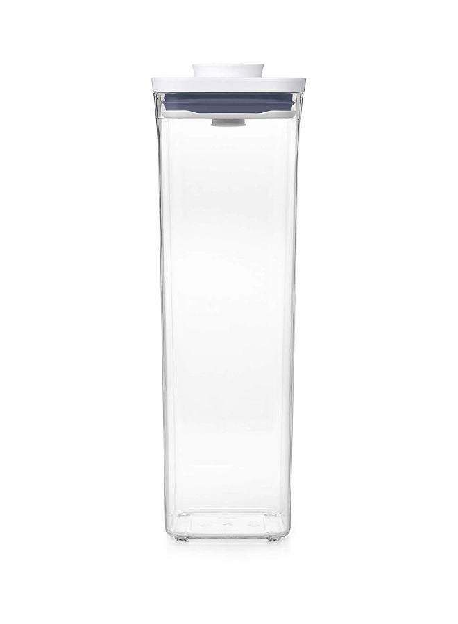 OXO GG POP 2.0 Small Square Tall Clear 10.9x10.9x32cm - Image 2