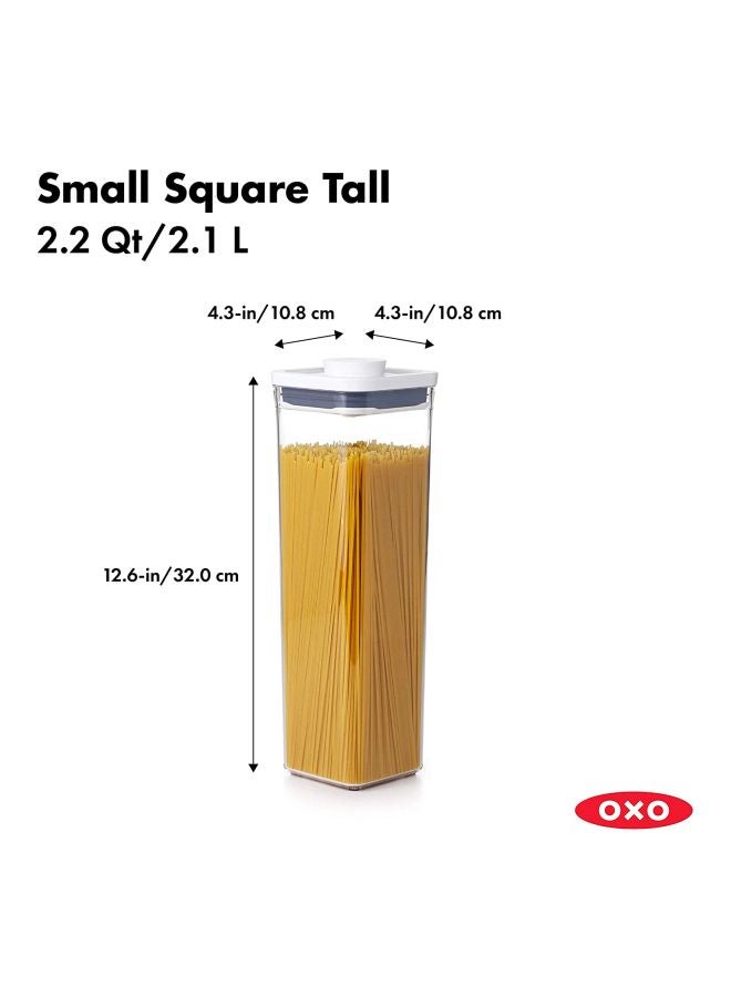 OXO GG POP 2.0 Small Square Tall Clear 10.9x10.9x32cm - Image 5