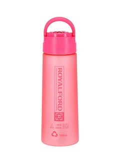 Royalford Water Bottle Pink 700ml  - Image 1