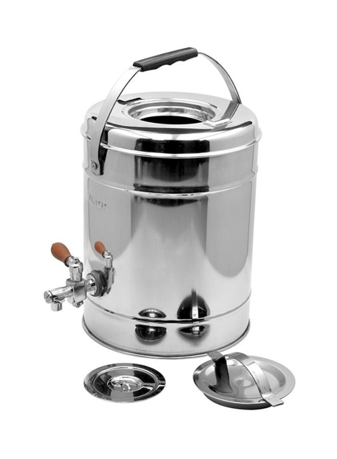 RAJ - Stainless Steel Tea Urn Silver 27x26x35cm - Image 1