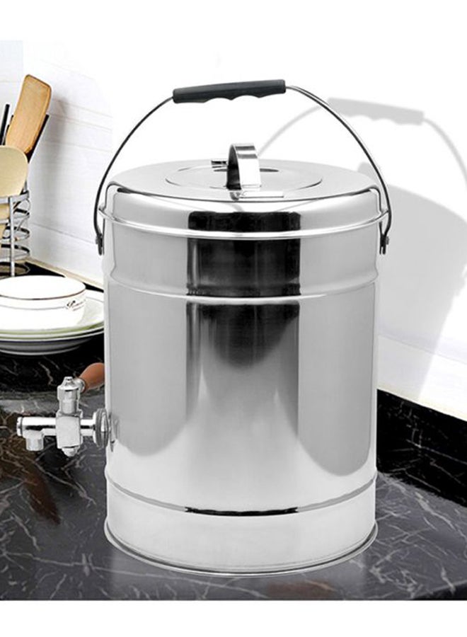 RAJ - Stainless Steel Tea Urn Silver 27x26x35cm - Image 1