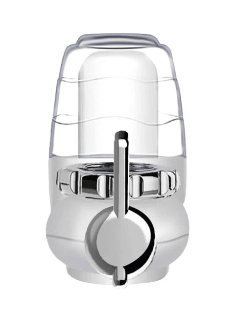 Faucet Mount Water Purifier Grey/Clear 140x110mm
