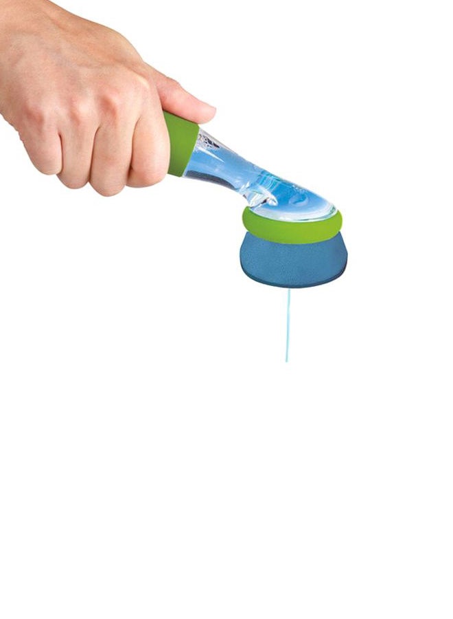 Chef'n Sudster Wand Scrubber With Sponge Green/Clear/Blue - Image 2