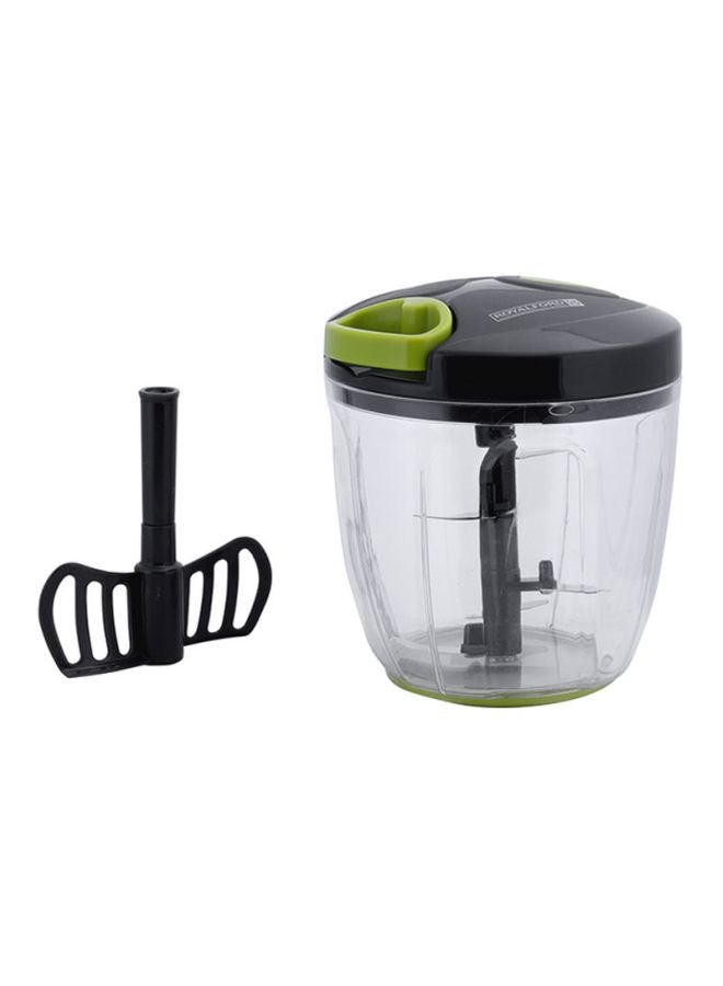 Royalford 900Ml Multi-Purpose Pull Chopper 100% Food Grade Material Premium Quality Ss Blade Lightweight Compact, Safe To Use Anti-Skid Base Dishwasher-Safe Bpa Free Multi-Color Assorted Color 12.5X12.5X14cm  - Image 1