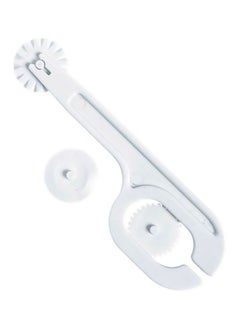 Wilton Plastic Fondant Cutter Embosser White 0.45x3.75x7.55inch  - Image 1