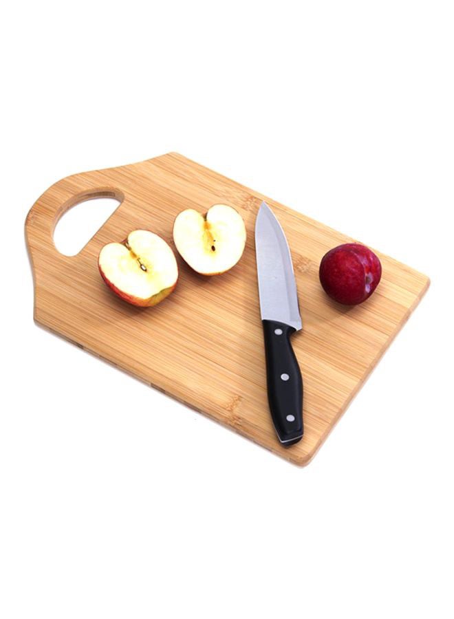 Royalford Organic Bamboo Cutting Board Beige 35x25x1.6cm - Image 5