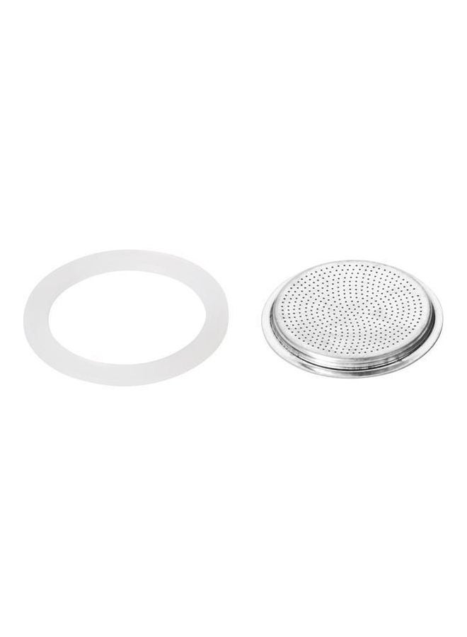 tescoma Silicone Seal Filter Silver 