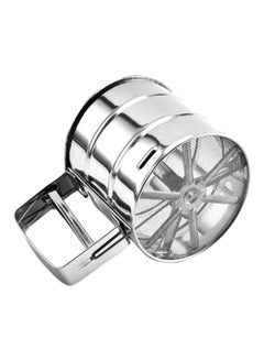 Generic Stainless Steel Flour Sieve Tool Silver 10.5x9.5cm 