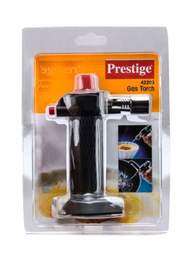 Prestige Gas Torch Black/Silver/Red 3x18.6x12.6cm  - Image 4