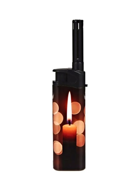 Kitchen Gas Lighter Black/Orange/Red 7.5x1.25x1.75inch