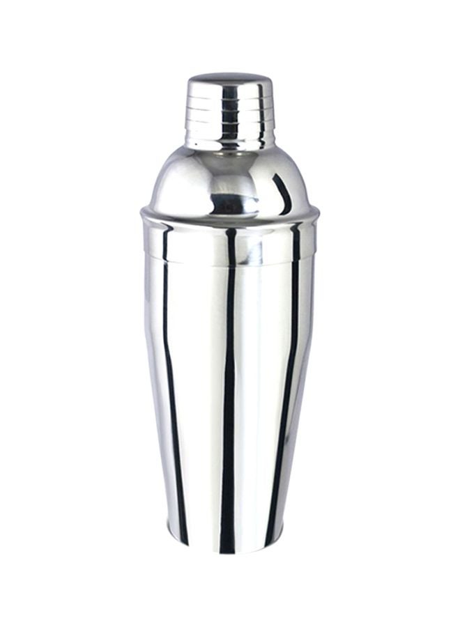 Kitchen master Raj Stainless Steel Cocktail Shaker Deluxe 0.7 Liter - CSD007, Drink Mixer, Margarita Shaker, Boston Shaker, Martini Make , Bar Accessories, Kitchen Master Silver 9.6 x 20.6 x 9.6cm 