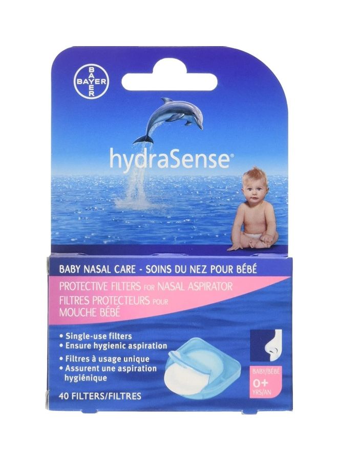 hydraSense 40-Piece Nasal Aspirator Protective Filters - Image 1