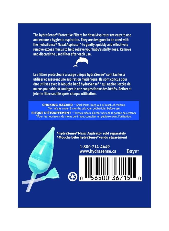 hydraSense 40-Piece Nasal Aspirator Protective Filters - Image 3