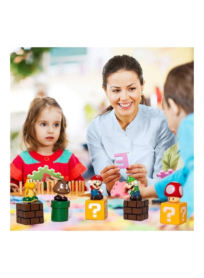 آيسانك طقم تزيين الكيك بتصميم ماريو مكون من 5 قطع - Image 5