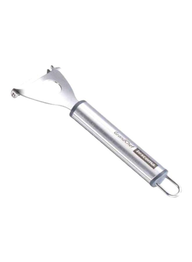 تسكوما أداة تقشير مزودة بنصل جانبي من مجموعة جراند شيف فضي 1.6x6.4x17.9سم