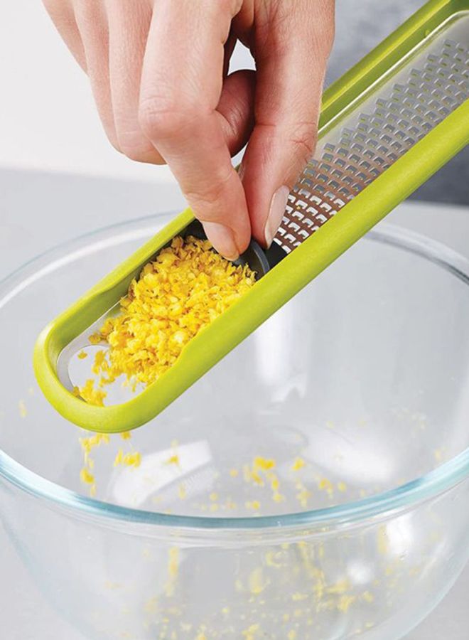 Joseph Joseph Handi-Zest Citrus Zester Silver/Green/Black 2x27.8x5cm  - Image 4